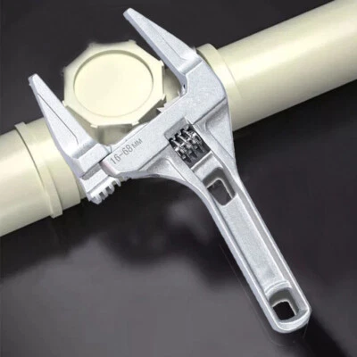 UNHO Strong Steel Wrench Spanner Adjustable Basin Sink Faucet Pipe Tubing Hand Tool