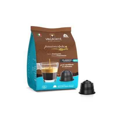 LOLLO CAFFE 192 Capsule Compatibili Nescafè Dolce Gusto Lollo Caffè Miscela Classica