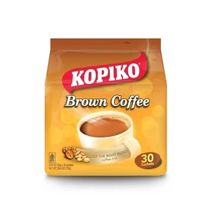 Kopiko Instant 3 In 1 Brown Coffee - 30 Packets/Bag (26.5 Oz) - Picture 1 of 6