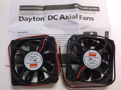 (Lote de 2) Ventilador Axial Cuadrado 5VDC 2-3/8" H 2-3/8" W 3/8" D (C51S) Foto 1 de 4