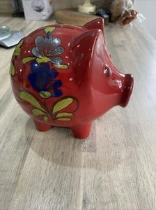 Vintage W deutsches Schwein Spardose schöner Zustand und sehr speziell und hinten - Bild 1 von 7