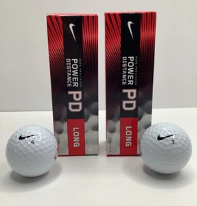 New NIKE Precision Golf 2 Packs Of 3 Balls Power Distance #’s 3&4 - Picture 1 of 5