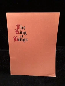 Original 1962R The King Of Kings Movie Program Cecil B De Mille, H.B. Warner - Picture 1 of 1