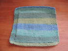 Hand Knitted Facecloth/Dishcloth - 100% Cotton Wool - Various Colours  24 X 24Cm