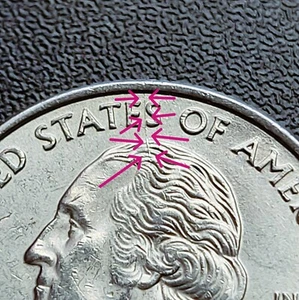 2003 P Philadelphia State Quarter Free S&H BIN908 Die Crack Error Obverse - Picture 1 of 6