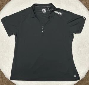 Polo negro OGIO unisex talla 3XL absorbente de humedad nuevo con etiquetas - Imagen 1 de 13