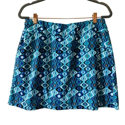 Мини-юбка Kate Lord Athletic для гольфа синий узор размер XL  - Изображение 1 из 4