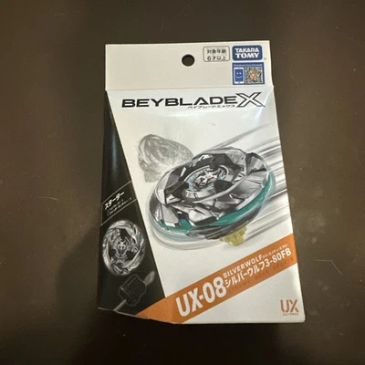 TAKARA TOMY Silver Wolf 3-80FB Beyblade X Starter UX-08 - ¡VENDEDOR DE EE. UU.! Foto 1 de 2
