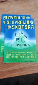 Slovenia v Scotland 29th Feb 2012 Friendly Programme MINT - Picture 1 of 1