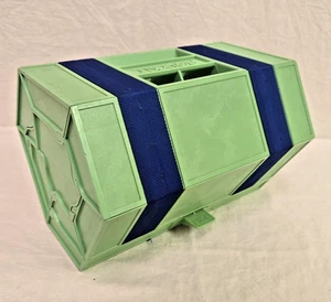 Rolykit Portable Organizer Tote Vintage Green w/ Dividers - Tool Box Tackle Case - Picture 1 of 4