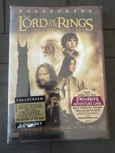 Lord of the Rings: The Two Towers (DVD, Full Screen, BRAND NEW) Sealed Free Ship - Picture 1 of 2