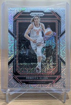 2023 Panini Prizm WNBA Rebecca Allen No. 20 Mojo Prizm #19/25 Connecticut Sun - Image 1 of 2