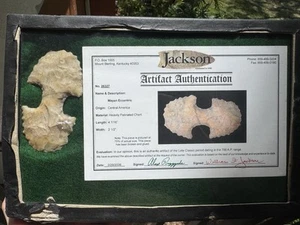 Native American Central American Mayan Flint Eccentric Arrowhead Jackson COA - Picture 1 of 7