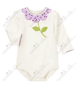 Gymboree lila Blumenkragen Body 3-6 Monate - Bild 1 von 9