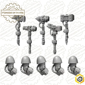 Knights - Drakes - Anvil Wardens Destroyers Hammers (x5R + arms ) - Picture 1 of 1