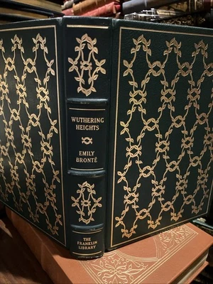 FRANKLIN LIBRARY: EMILY BRONTE:  WUTHERING HEIGHTS: HEATHCLIFF: CATHY: LOCKWOOD Foto 1 de 4