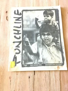 PUNCHLINE #3 Zine 1989 John Yates Winston Smith Punk Grafik Politik rechtsextrem - Bild 1 von 2