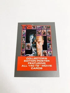Collector's Edition Poster 1991 Impel Terminator 2 Judgment Day Merchandise Card - Picture 1 of 2