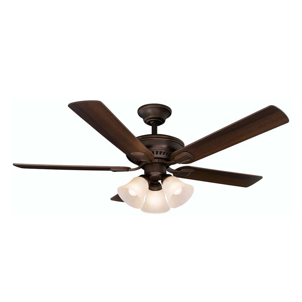 Ventilador de techo interior Campbell 52 pulgadas (bronce mediterráneo) (PIEZAS DE REPUESTO) Foto 1 de 1