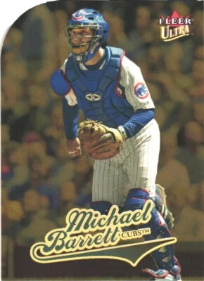 Tarjeta de béisbol 2004 Ultra Gold Medallion #256 Michael Barrett Chicago Cubs Foto 1 de 2