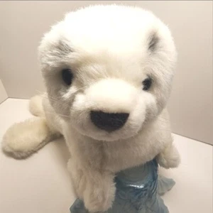 Peluche realista arpa foca cachorro blanco marcas oscuras ¡RARO! Hecho a mano por Amela - Imagen 1 de 7