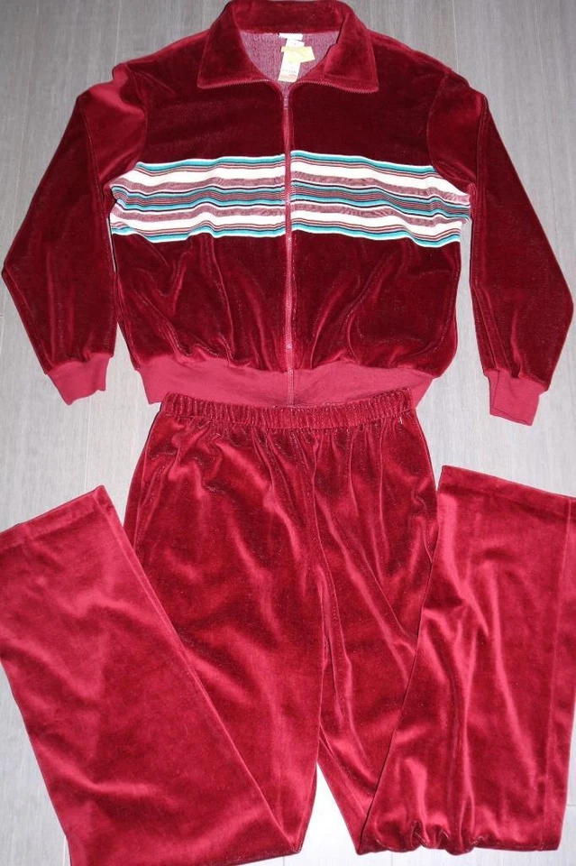 G1N con etiquetas SUDADERAS VINTAGE AÑOS 70 BI EBE HOMBRE TERCIOPELO CHÁNDAL CHAQUETA PANTALONES DEPORTIVOS Foto 1 de 4