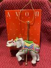 Vintage Avon The Gift Collection Carousel Ornament Regal Elephant Used/ In Box