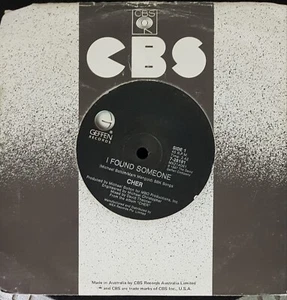 Cher – I Found Someone - 1987 7" single excellent, CBS sleeve - Picture 1 of 1