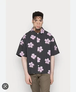 Levi’s Herren Hemd Pirat schwarz große lila Blumen - Bild 1 von 11
