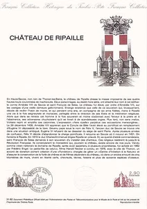 Document Philatélique 1er Jour : 31 1982 - Château de Ripaille - Picture 1 of 1