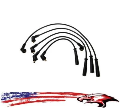 Cables de encendido HECHOS EN EE. UU. para camioneta Toyota 4Runner 1984-1992 1975-1992 2,4 L Foto 1 de 4