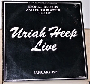 Uriah Heep - Live - 1973 Double Vinyl LP Record Album - Picture 1 of 2