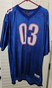 Galaxy By Harvic Size 3XL Jersey #03 BLUE PHILADELPHIA football jersey - Picture 1 of 10
