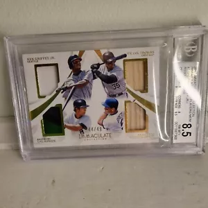 2017 Panini Immaculate Col - Im Quad Material Autographs #QMA-HM 44/49 (AU, MEM) - Picture 1 of 5