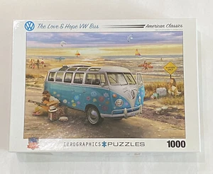 Eurographics The Love and Hope VW Bus Puzzle 1000 Jigsaw Volkswagen - Picture 1 of 6
