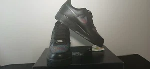 Size 9 - Nike Air Force 1  full color   and  black  shoes  - Picture 1 of 5