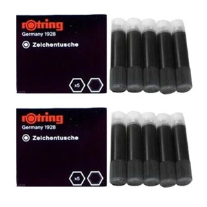 rOtring Isograph Ink Black Short Cartridge (5 cartridges/box) - Picture 1 of 7