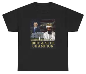 Hide And Seek Champion T Shirt Funny Offensive Osama Bin Laden Gen Z Humor Tee - Picture 1 of 3