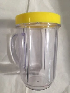 Magic Bullet MB1001 ~ OEM 1 NEW PARTY MUG CUP 16 oz. W  HANDLE & COLOR LIP RING - Picture 1 of 5