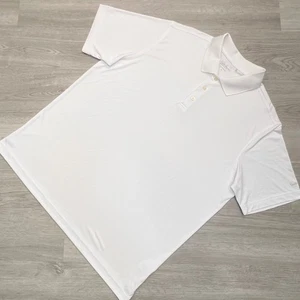 Polo de golf Walter Hagen XL blanco Essentials rendimiento atlético para hombre - Imagen 1 de 11