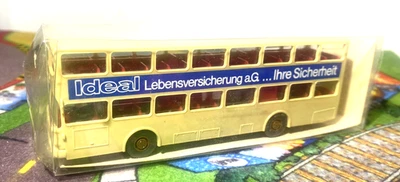 Autobús de dos pisos Wiking 730 MAN SD 200 Berlín hecho en Alemania escala HO SIN USAR, EN CAJA Foto 1 de 4
