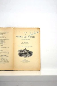 LIVRE ANCIEN FRAILPONT ART DE PEINDRE LES PAYSAGES AQUARELLE 1900 - Picture 1 of 5