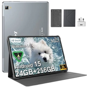 2025 New Tablet Android 15 24GB RAM+256GB ROM 8000mAh 11.0" 4G LTE 2SIM WlFl GPS - Picture 1 of 51