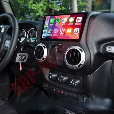 Radio estéreo GPS para auto Jeep Wrangler JK 2007-2017 Apple Carplay Android 15 Foto 1 de 4