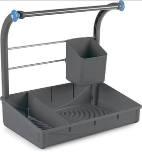 POLDER Unter Waschbecken Aufbewahrung Caddy GRAU Küche Bad Organizer 16,75x10,5" ZOLL - Bild 1 von 8
