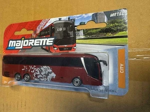 Majorette Diecast Model - Man Lions City Bus L Red Lion's Travels - Picture 1 of 1