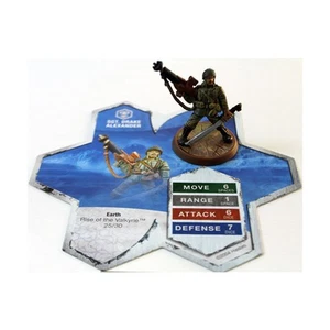 WOTC HeroScape Loose Figure Rise of the Valkyrie - Sgt. Drake Alexander NM - Imagen 1 de 1