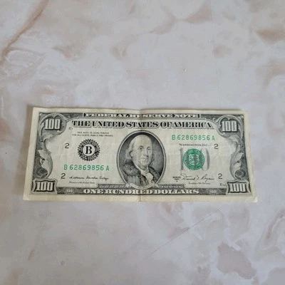  $100 bill One Hundred Dollar Bill Series A 1981 Great Shape - Image 1 of 4