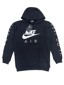 Pullover Hooded Sweatshirt Nike Air Men's Sportswear Club Fleece - Picture 1 of 13