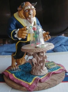 Beauty and the Beast Rose Porcelain Figurine no date mid '90's 8 inch tall - Picture 1 of 1